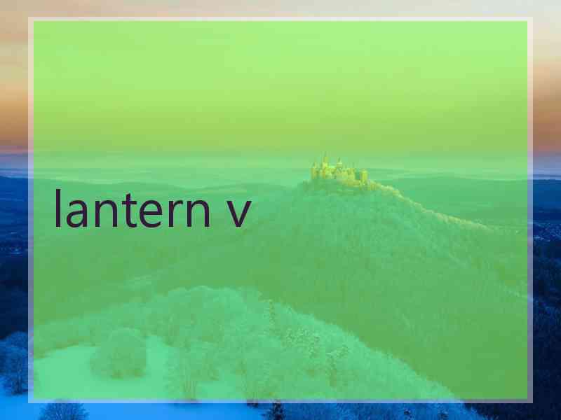 lantern v