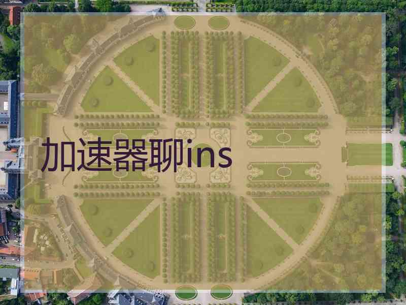 加速器聊ins