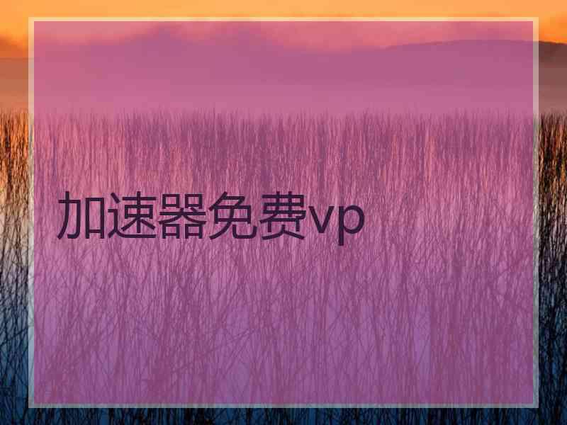 加速器免费vp