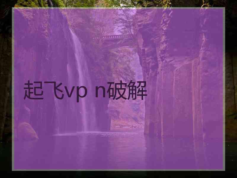 起飞vp n破解