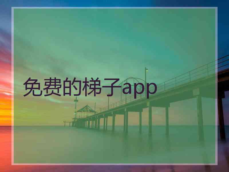 免费的梯子app