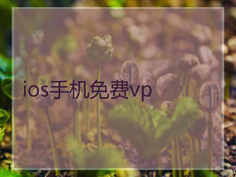 ios手机免费vp