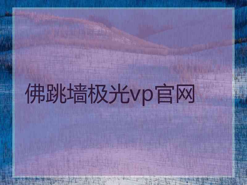 佛跳墙极光vp官网