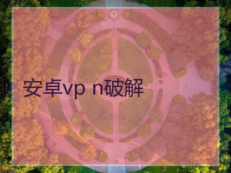 安卓vp n破解