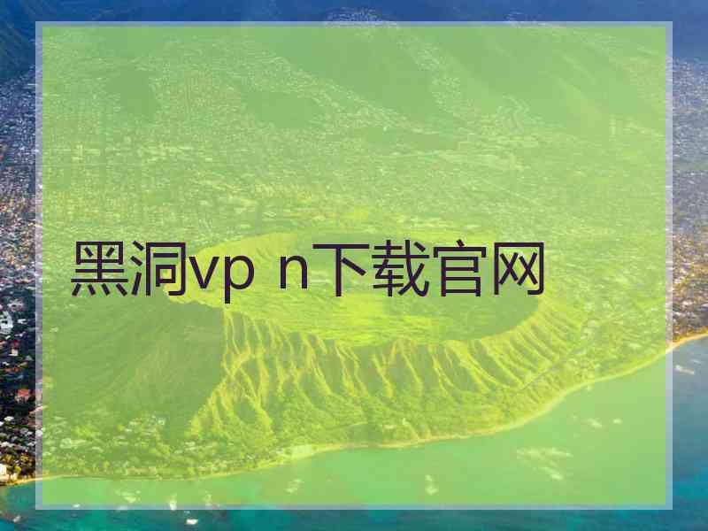 黑洞vp n下载官网