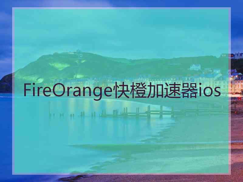 FireOrange快橙加速器ios