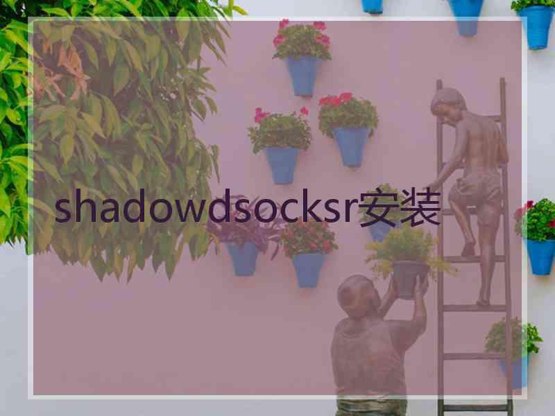 shadowdsocksr安装