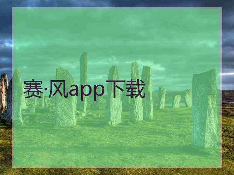 赛·风app下载