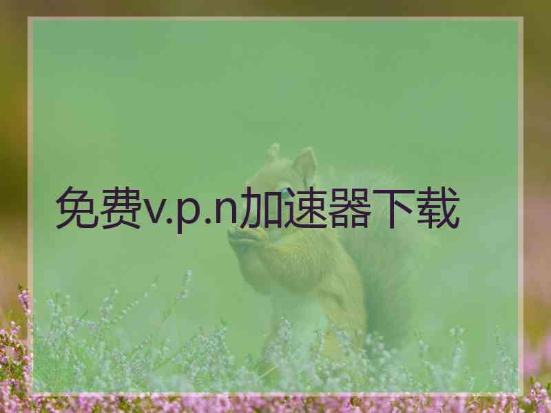 免费v.p.n加速器下载