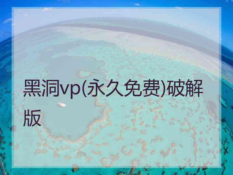 黑洞vp(永久免费)破解版