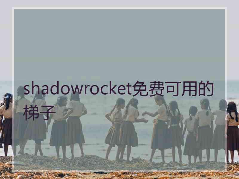 shadowrocket免费可用的梯子