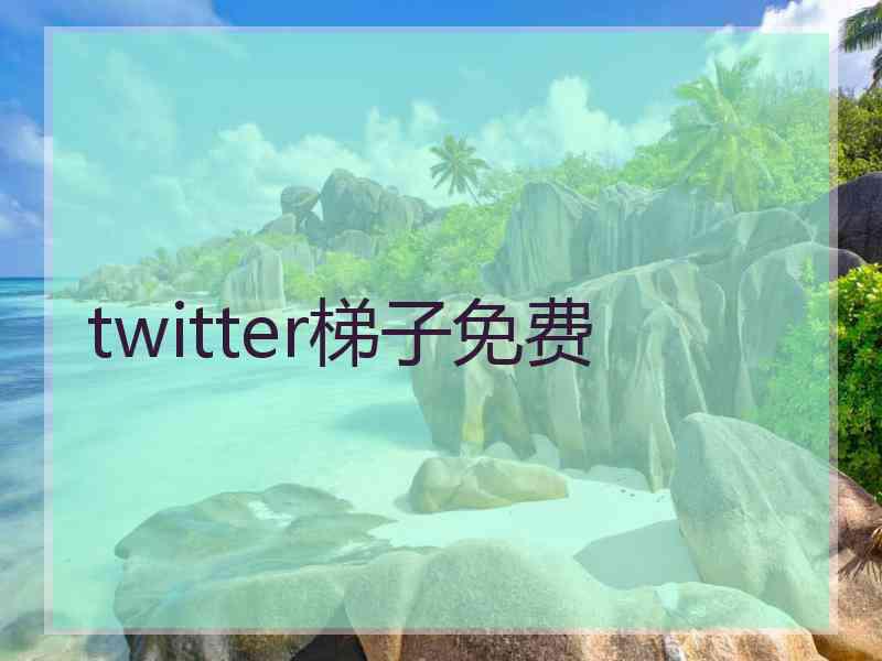 twitter梯子免费