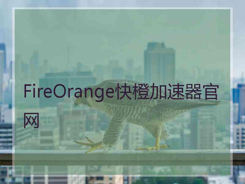 FireOrange快橙加速器官网