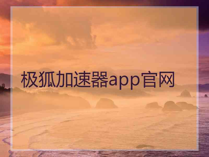 极狐加速器app官网