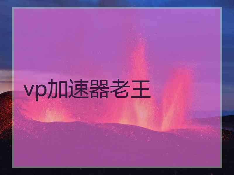 vp加速器老王