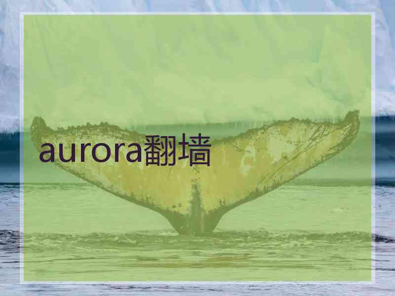 aurora翻墙