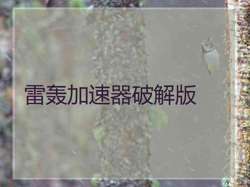 雷轰加速器破解版