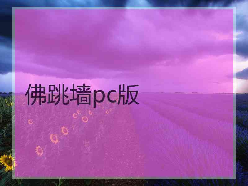 佛跳墙pc版