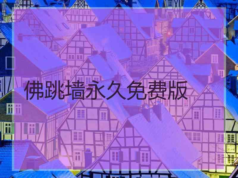 佛跳墙永久免费版