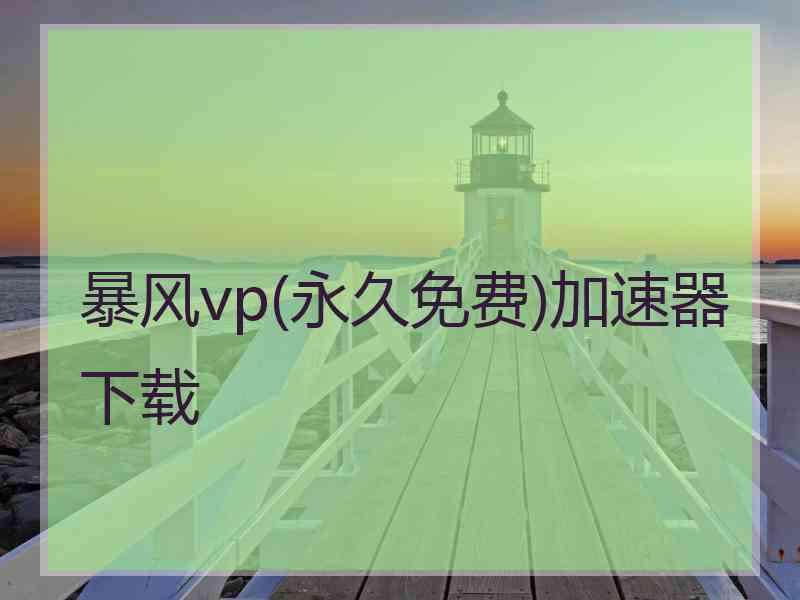 暴风vp(永久免费)加速器下载