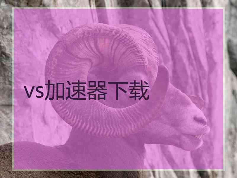 vs加速器下载