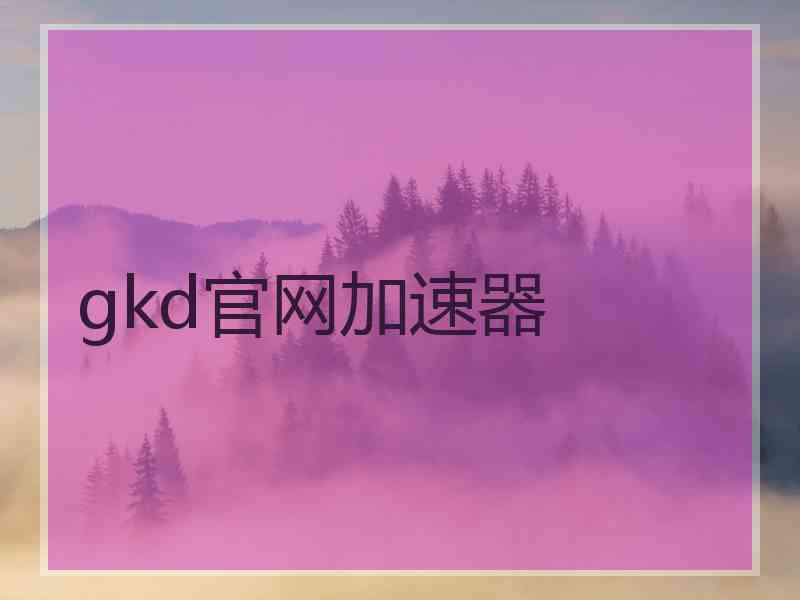 gkd官网加速器