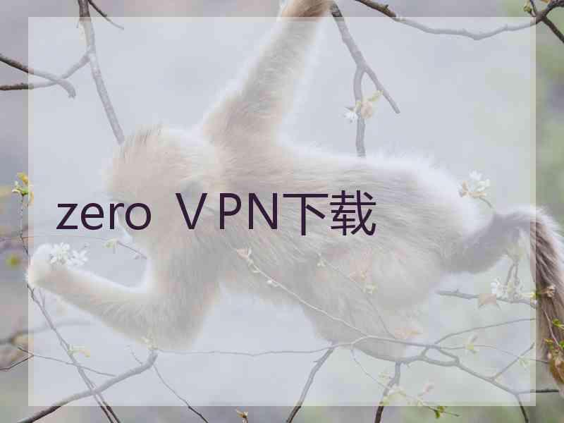 zero ⅤPN下载