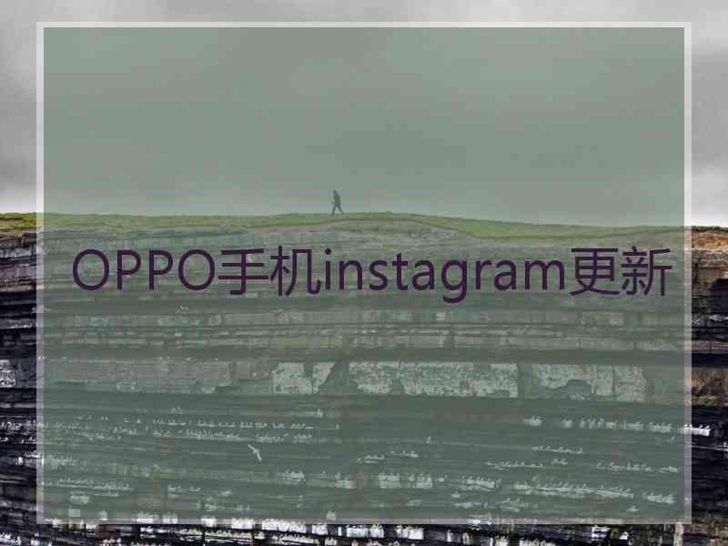 OPPO手机instagram更新