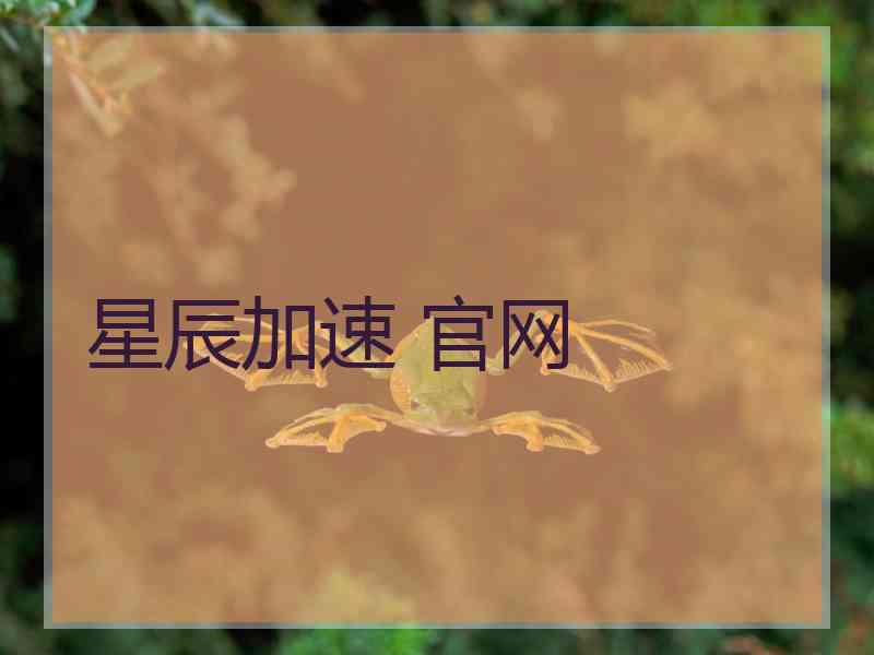 星辰加速 官网