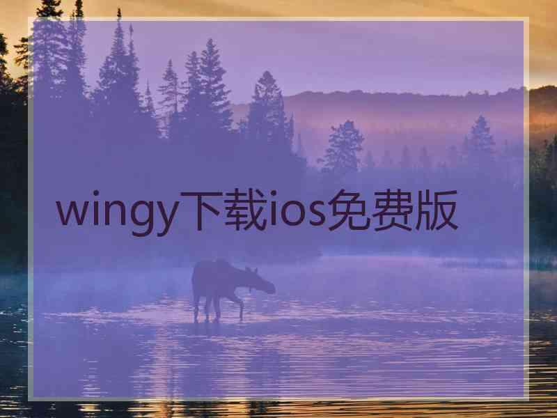 wingy下载ios免费版