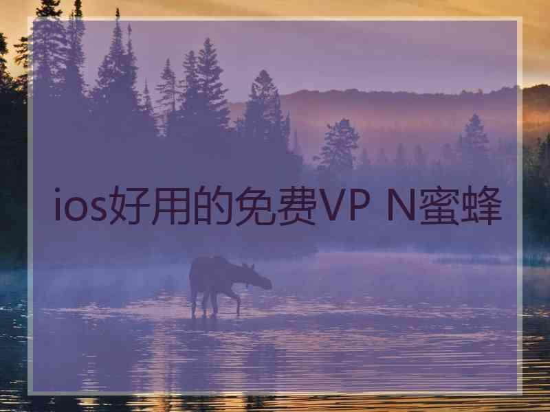 ios好用的免费VP N蜜蜂