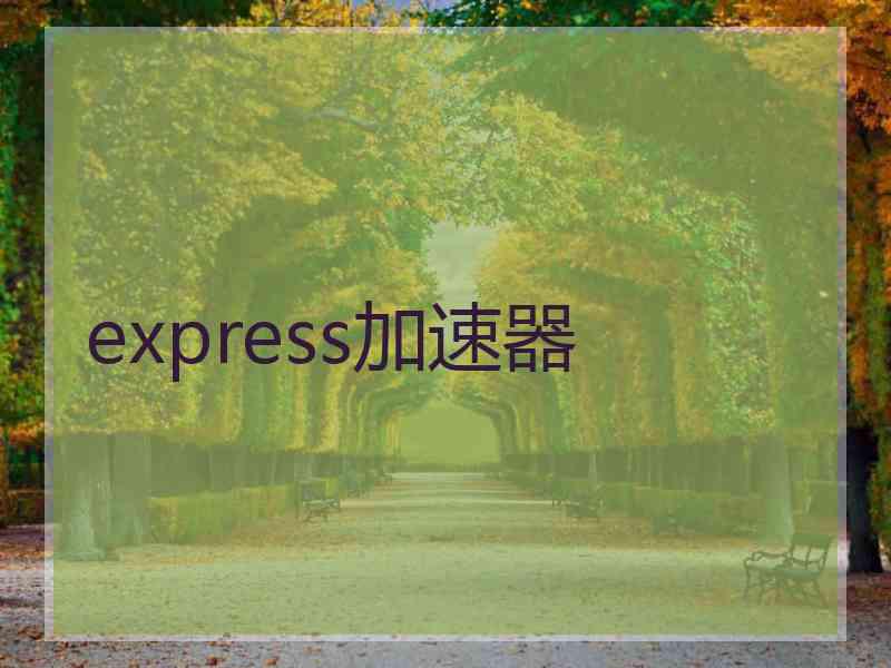 express加速器