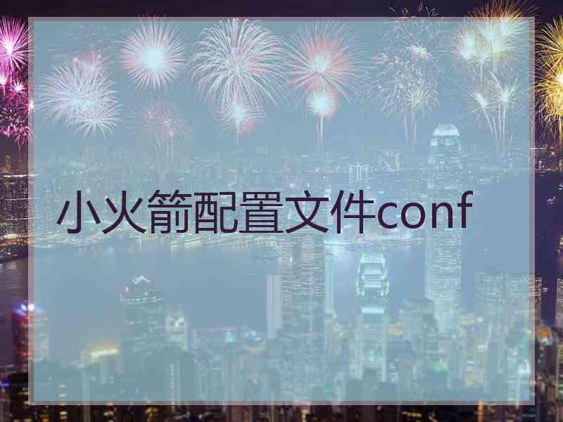 小火箭配置文件conf