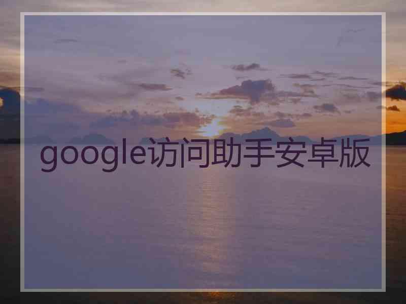 google访问助手安卓版