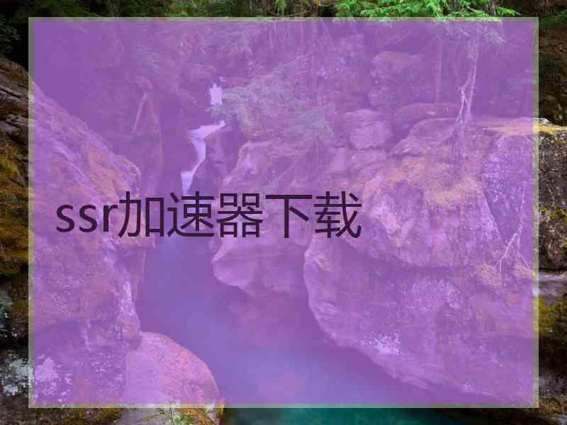 ssr加速器下载