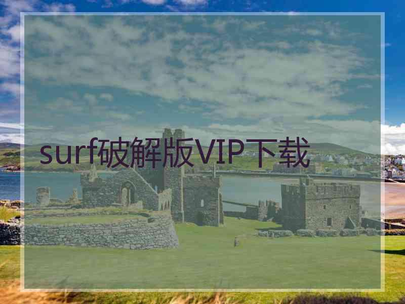 surf破解版VIP下载