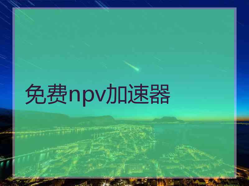 免费npv加速器