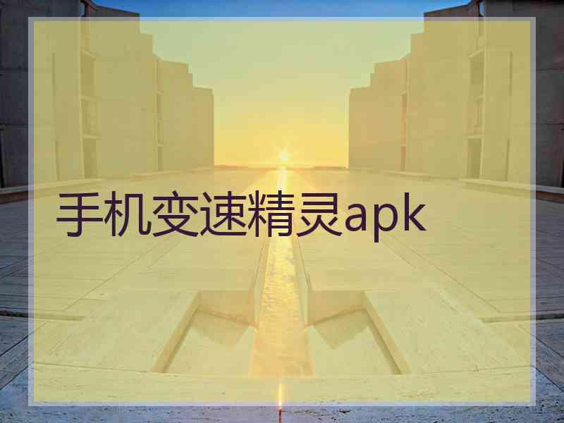 手机变速精灵apk