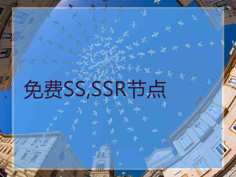 免费SS,SSR节点