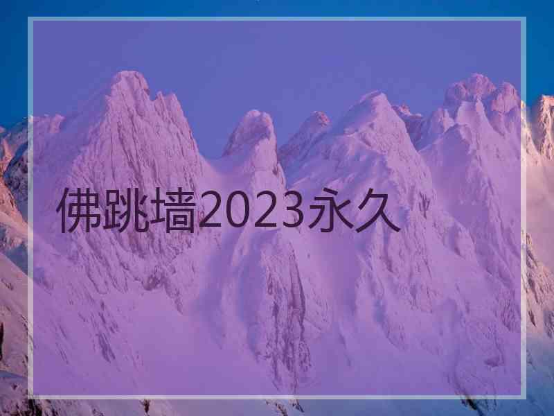 佛跳墙2023永久