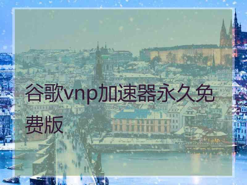 谷歌vnp加速器永久免费版