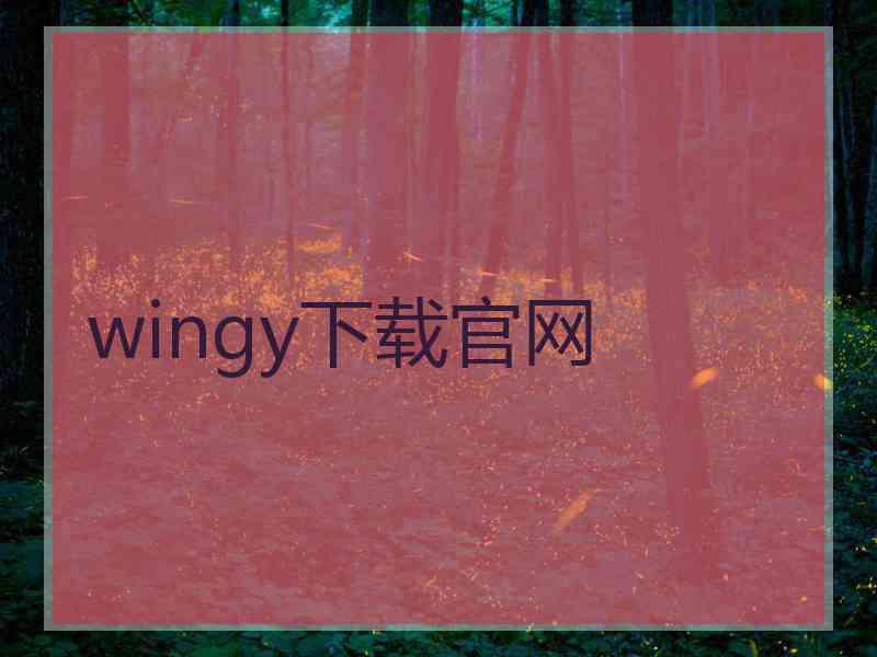 wingy下载官网