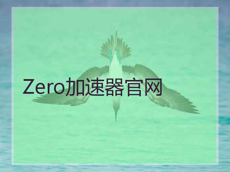 Zero加速器官网