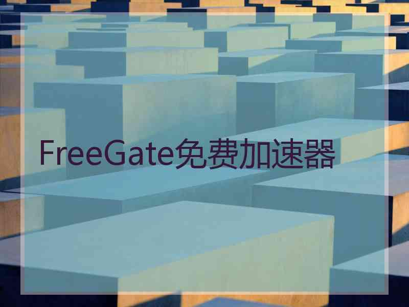 FreeGate免费加速器