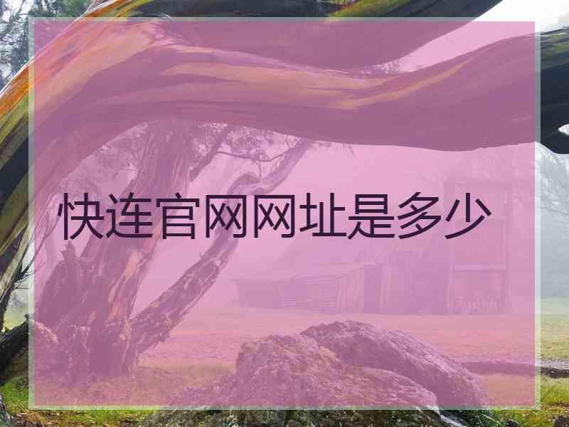 快连官网网址是多少