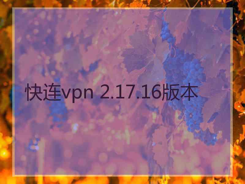 快连vpn 2.17.16版本